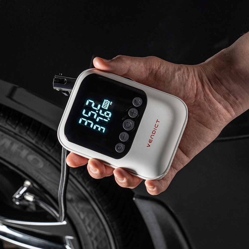 벤딕트 휴대용 타이어 공기압 주입기 에어 펌프 벤딕트