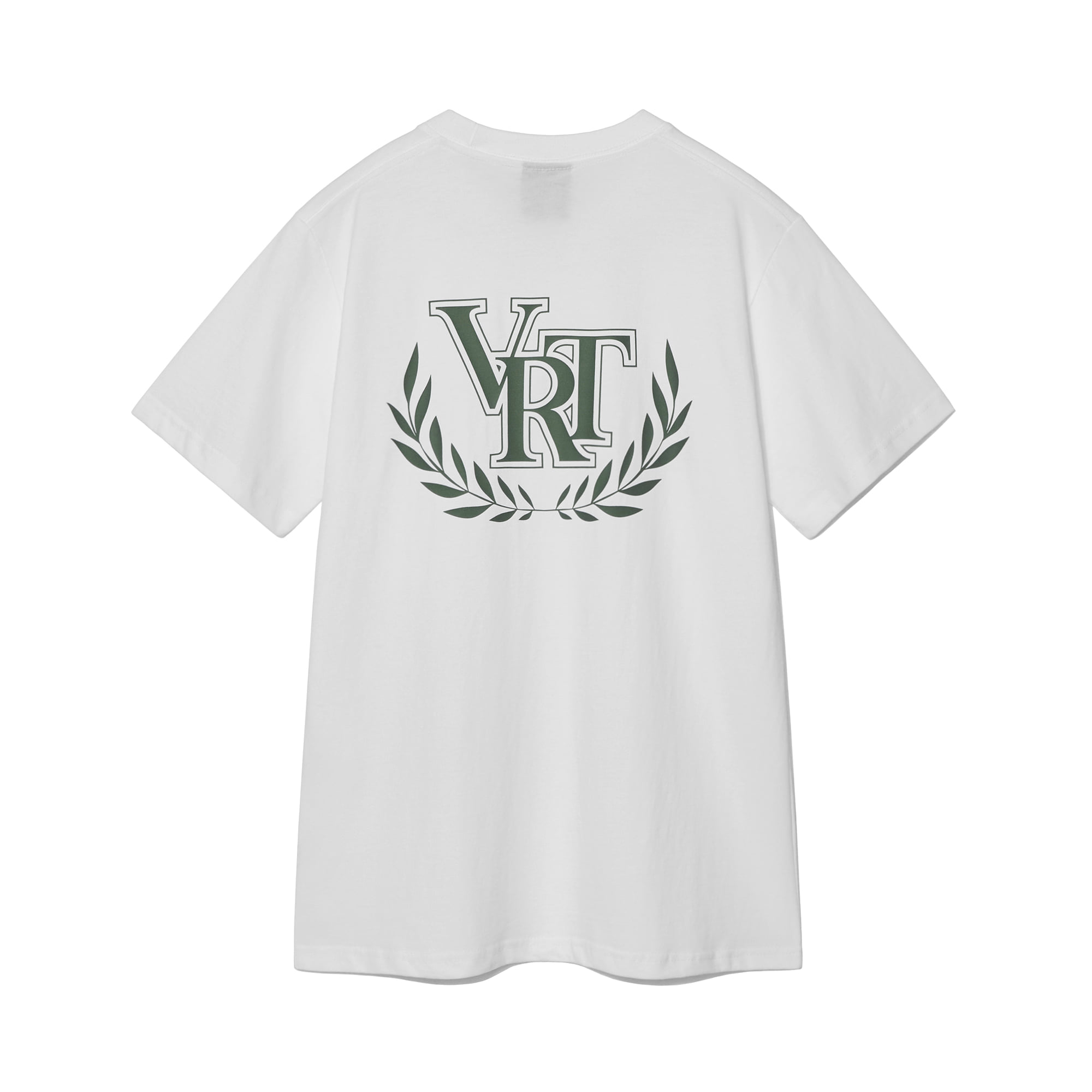 RTW-TS149W : VRT Laurel Back Logo T-ShirtsㅣWhite