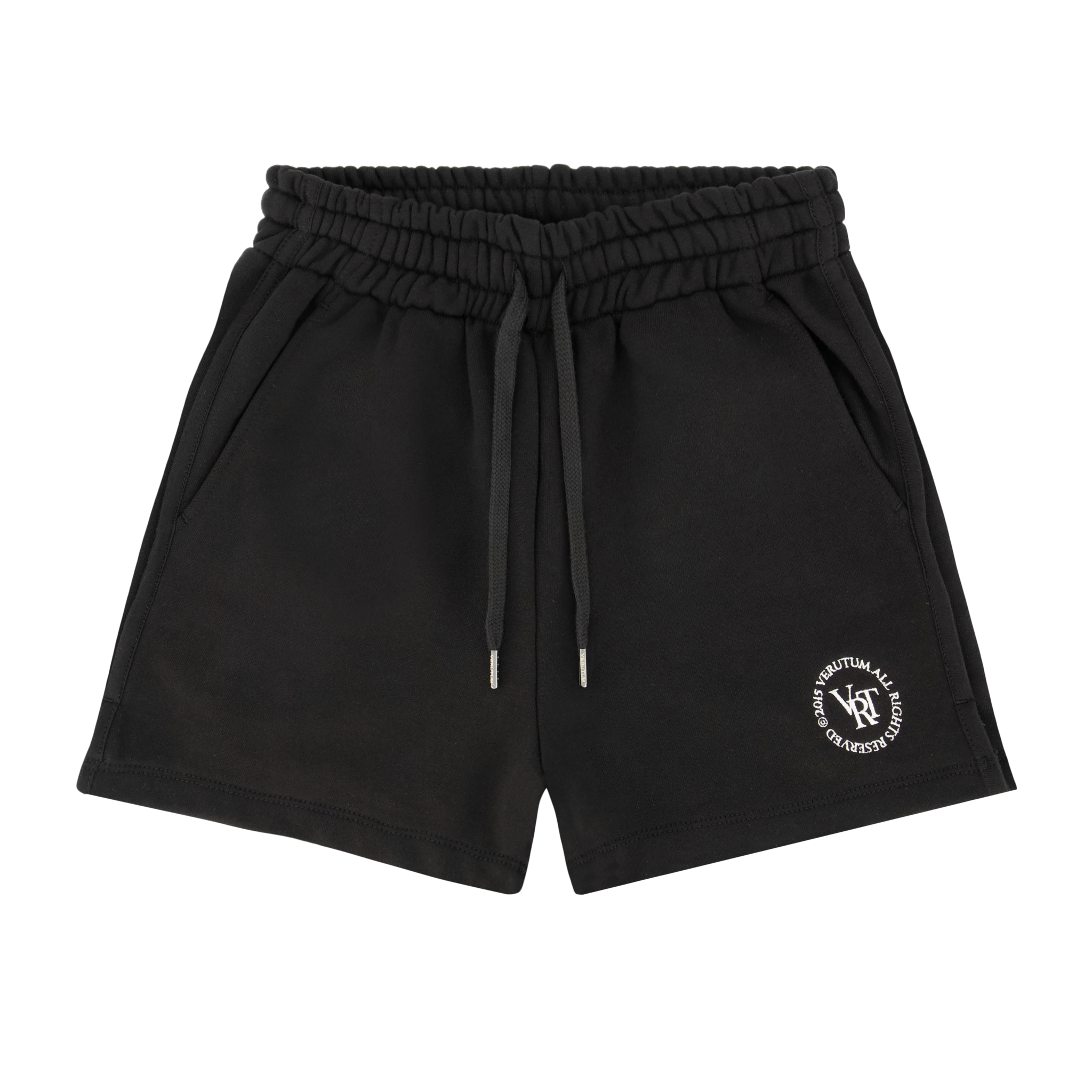 RTW-PT142W : VRT Circle Logo Shorts PantsㅣBlack