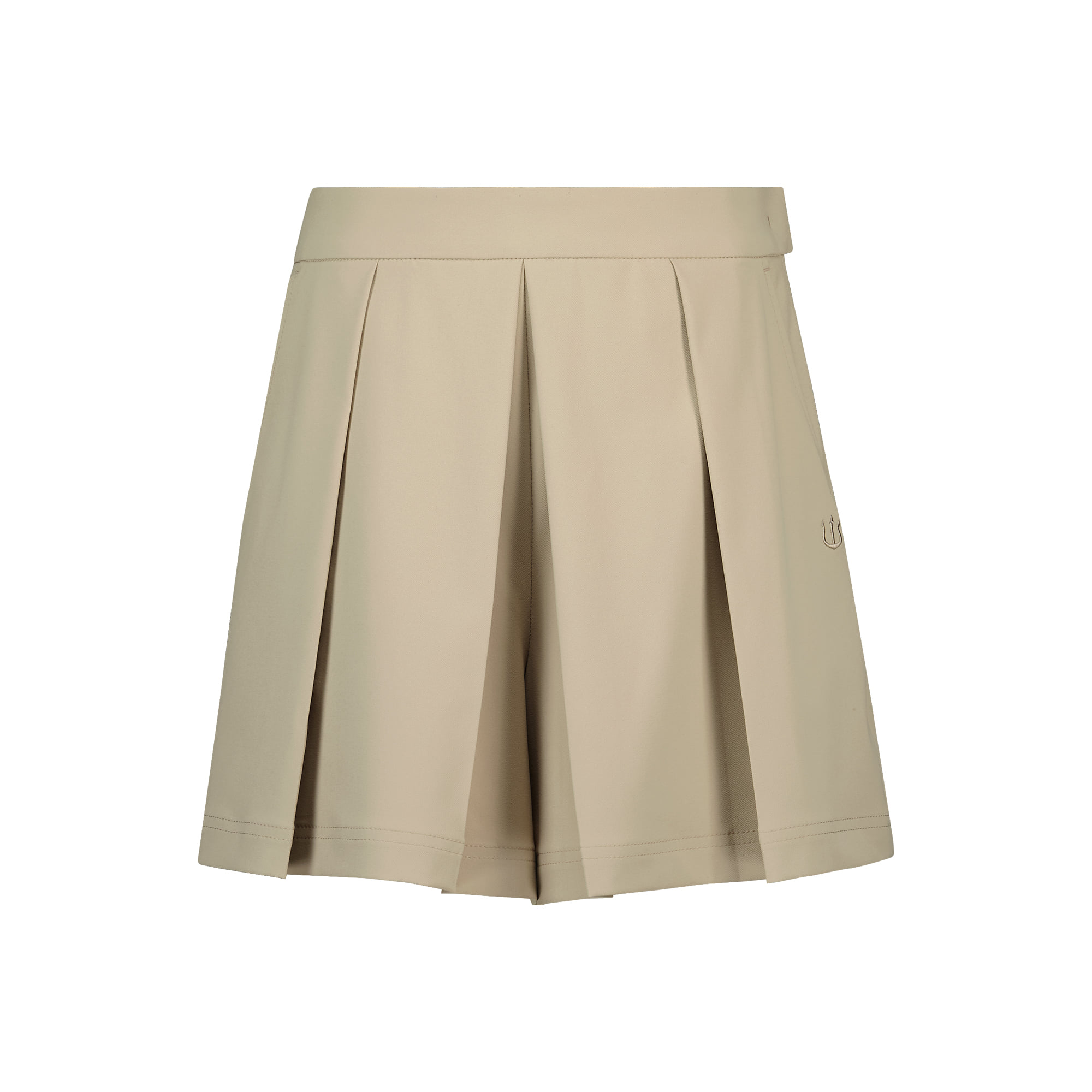 VGH3PT301W : Pleats Culotte PantsㅣWomen&#039;sㅣBeige