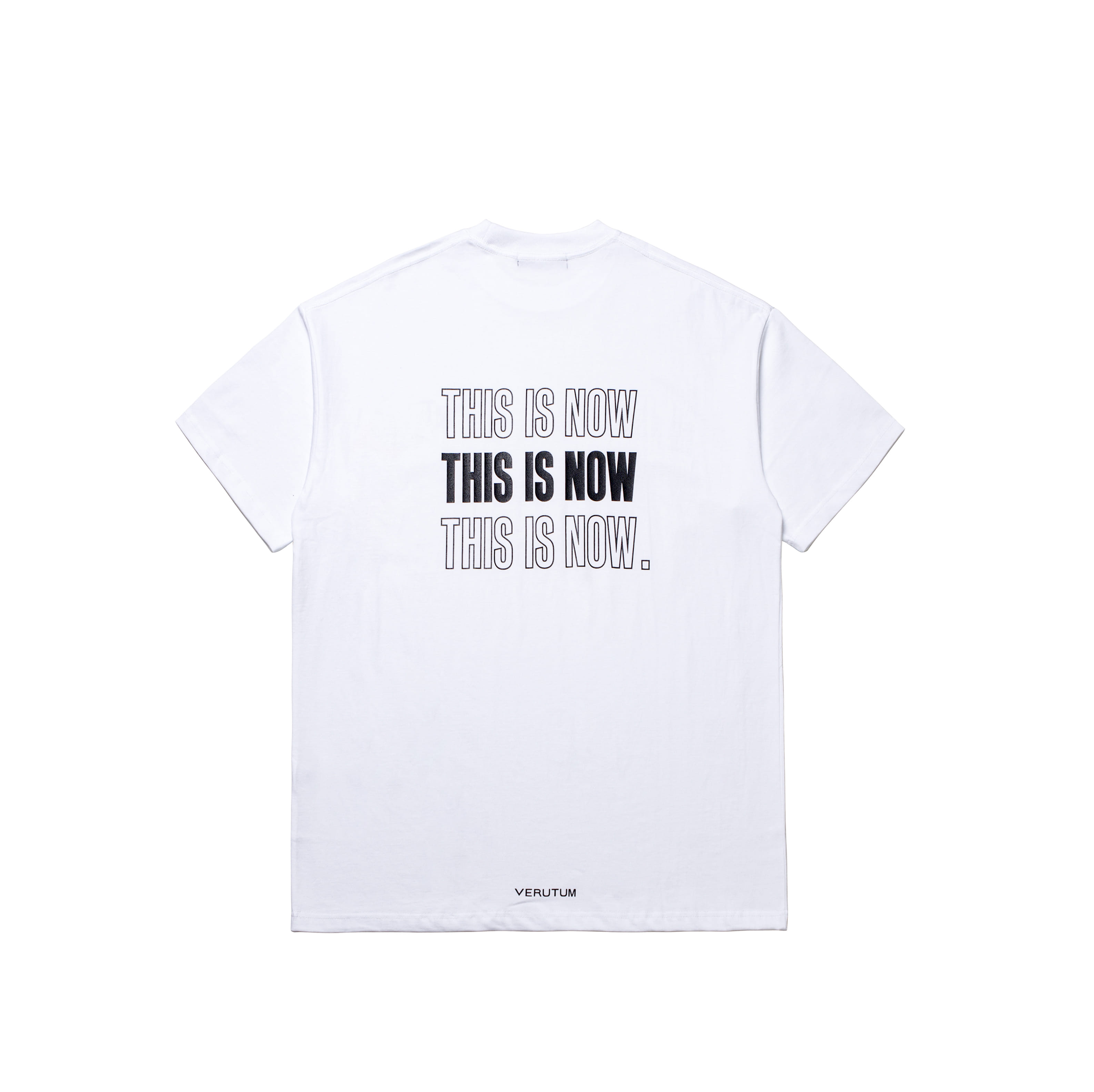 RTW-TS051 : THIS IS NOW Print T-Shirts (Extra Overfit)ㅣWhite