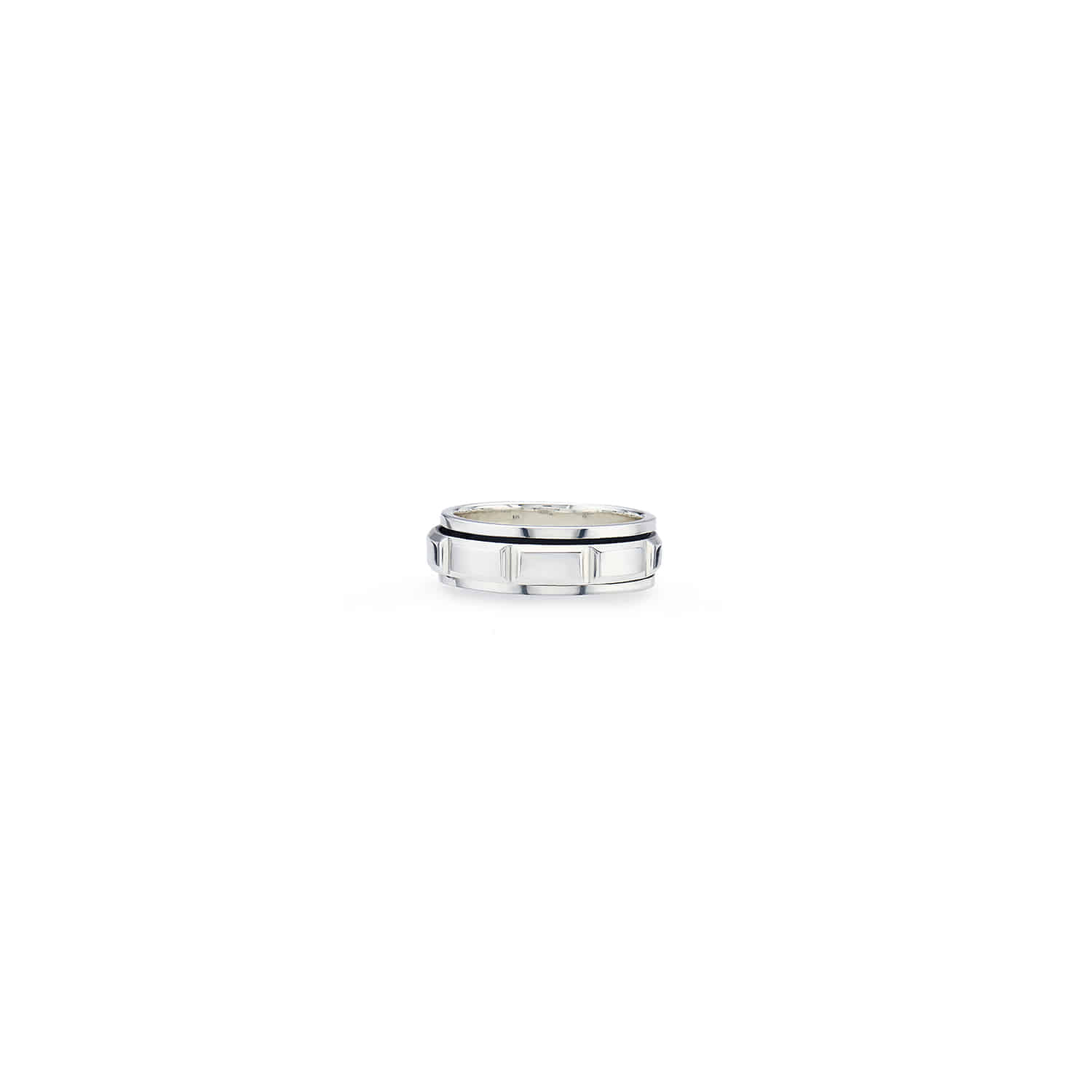 R018 : Silver Eternity Bold Ring