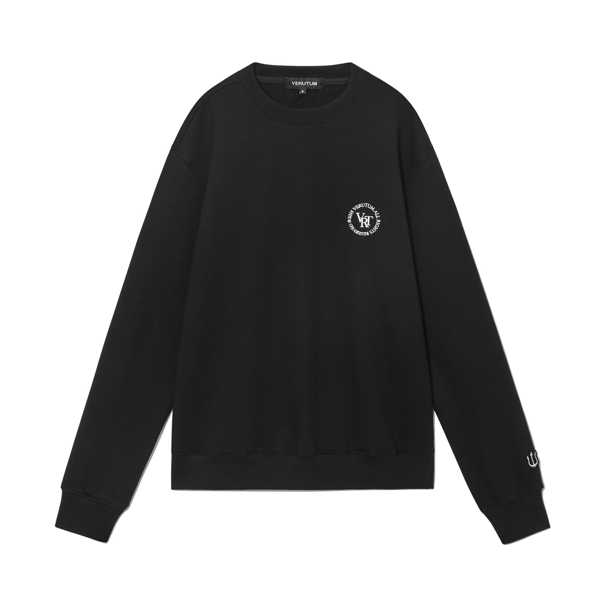 RTW-ST139 : VRT Circle Logo SweatshirtsㅣBlack