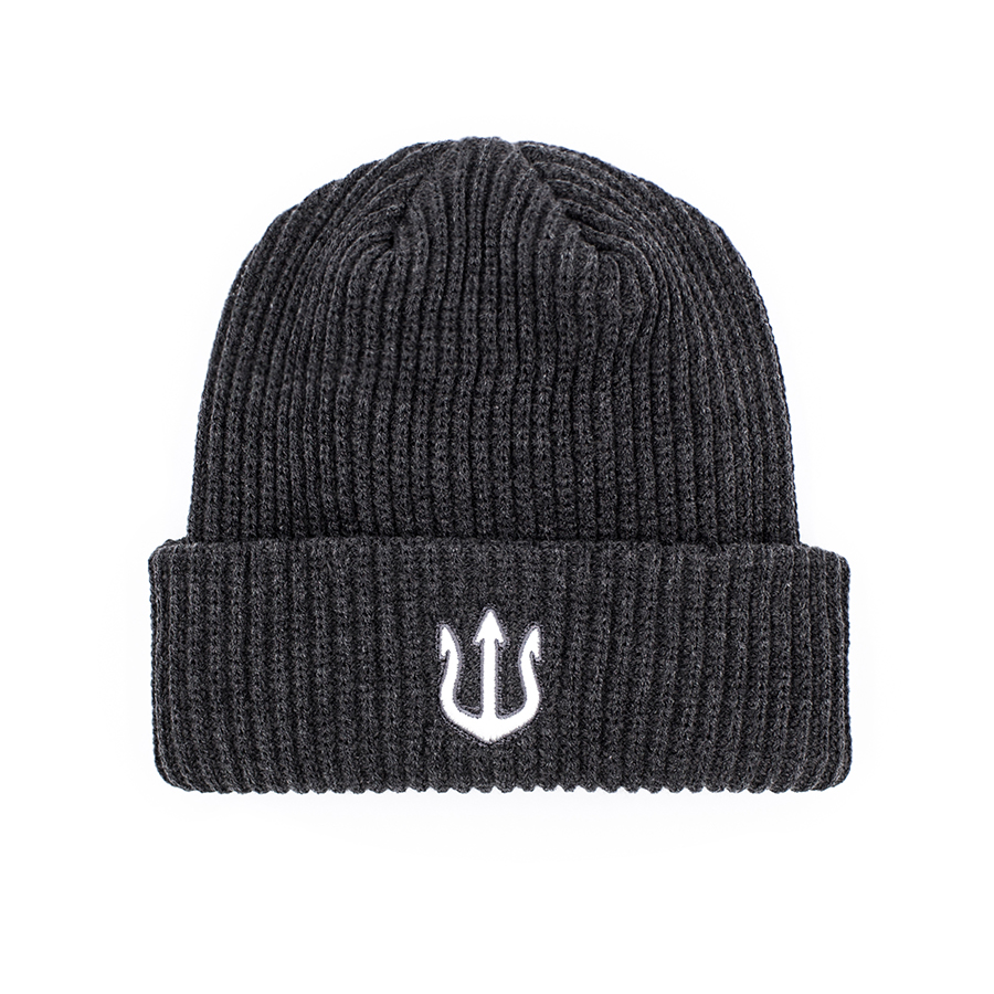 HW-BN018 : Charcoal│Trident Beanie