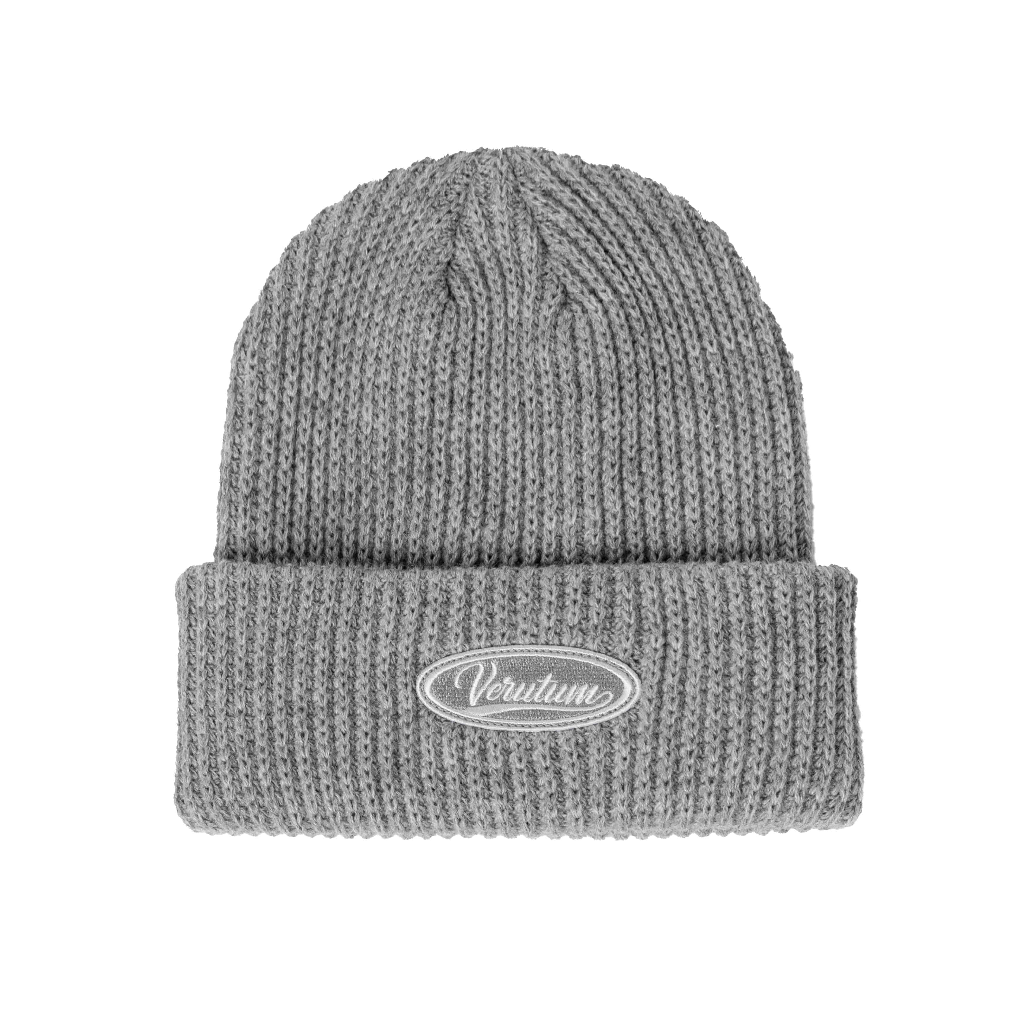 HW-BN176 : Wave Logo Wapen Beanie│Melange Grey