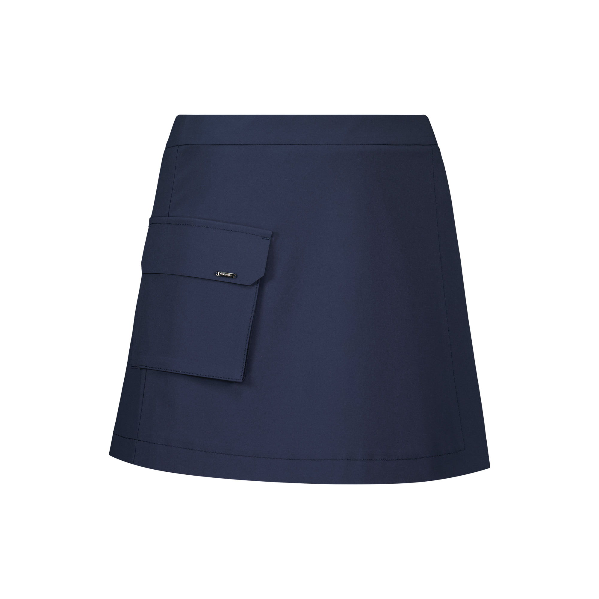 RTW-GSK008W : Pleats Color Combi SkirtsㅣWomen&#039;sㅣNavy