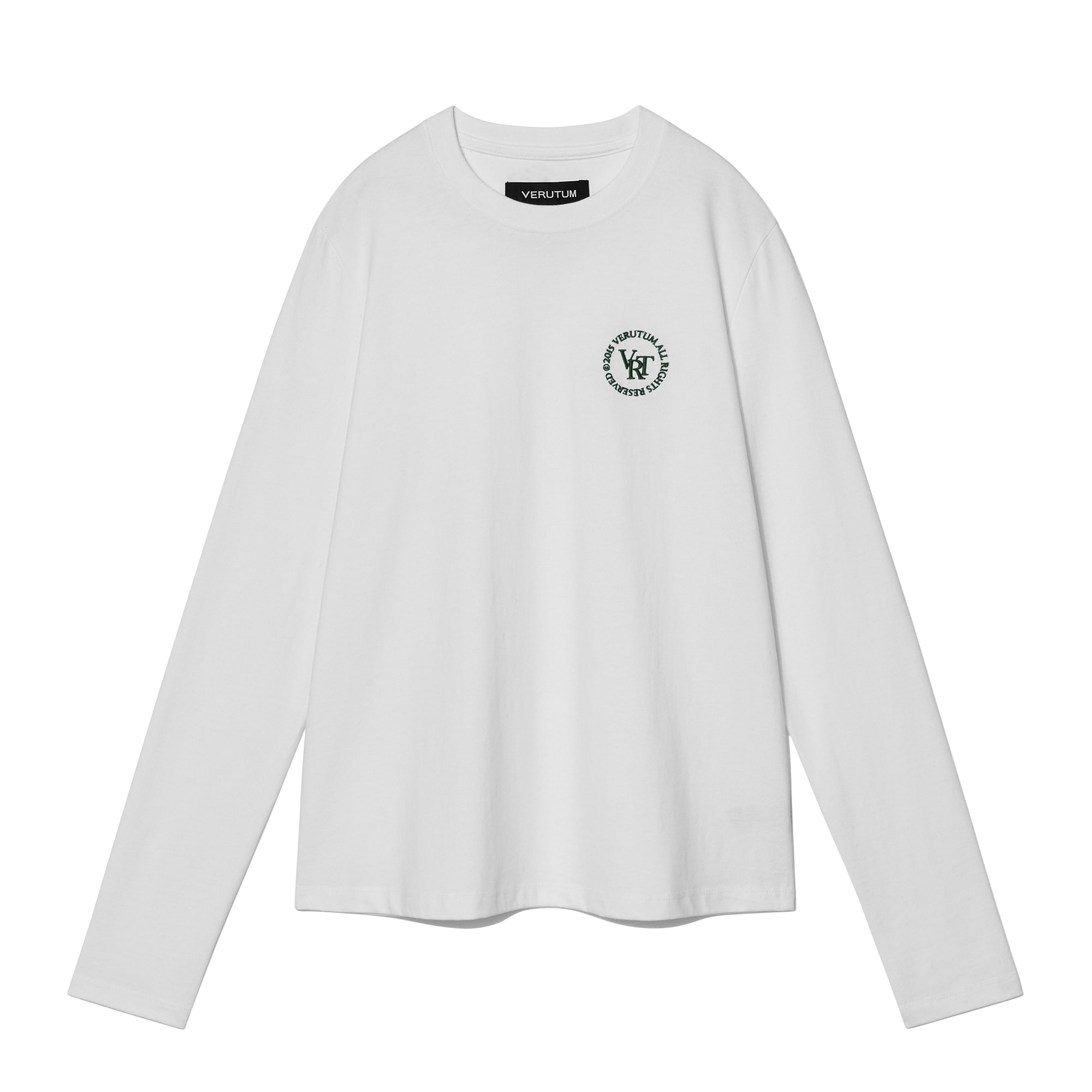 RTW-TS151W : VRT Circle Logo Long Sleeve T-ShirtsㅣWomen&#039;sㅣWhite