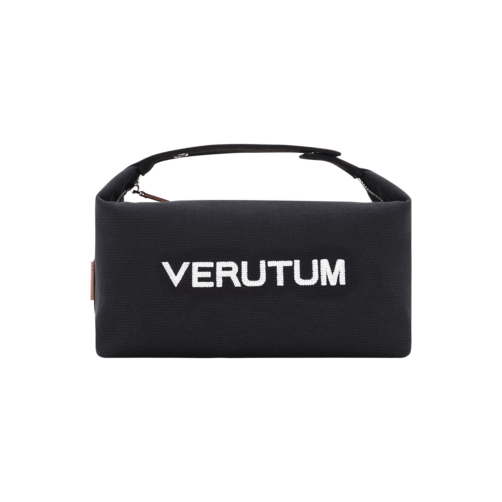 VGH4GB805U : VERUTUM Logo Canvas PouchㅣBlack