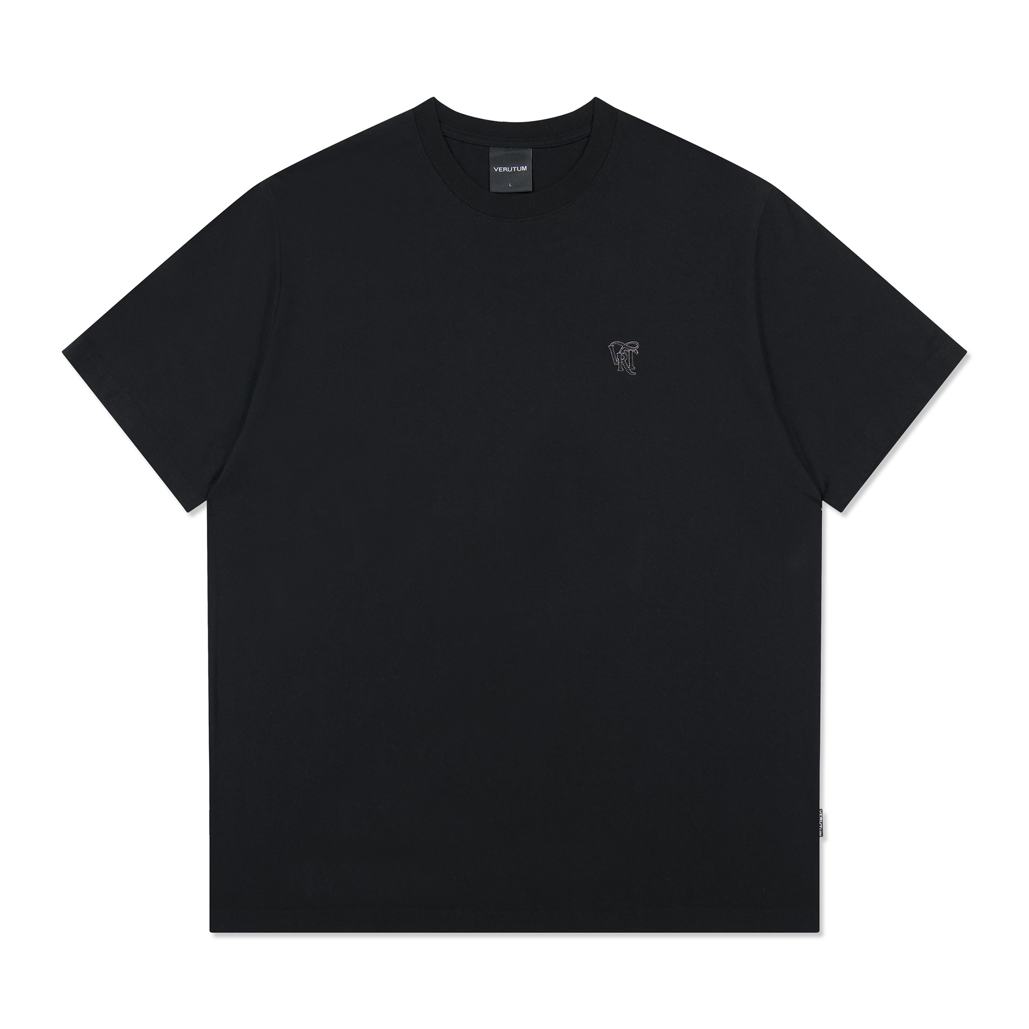 RTW-TS200 : VRT Applque T-ShirtsㅣMen&#039;sㅣBlack