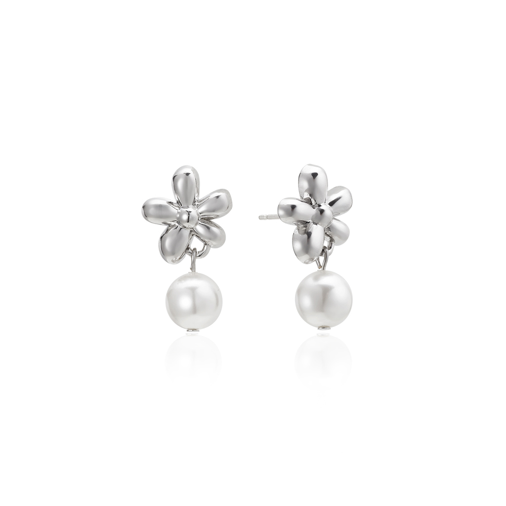 Oxalis Flower Pearl Earrings_VH2336EA005B