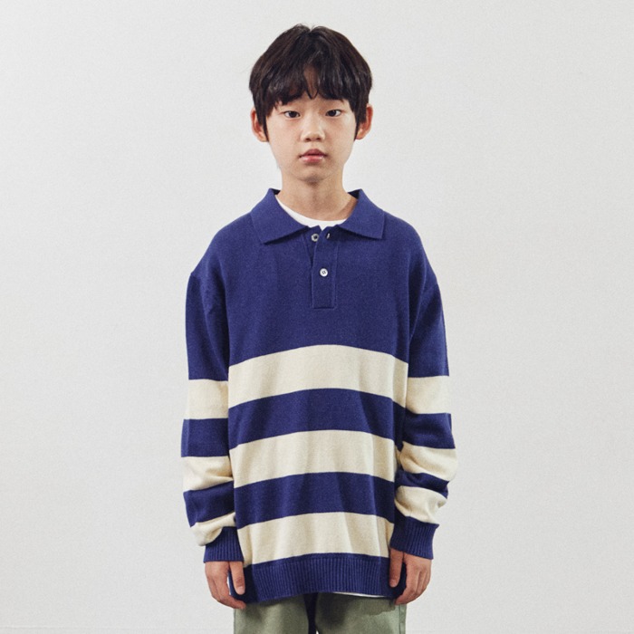 Maison Collar Sweater (navy)