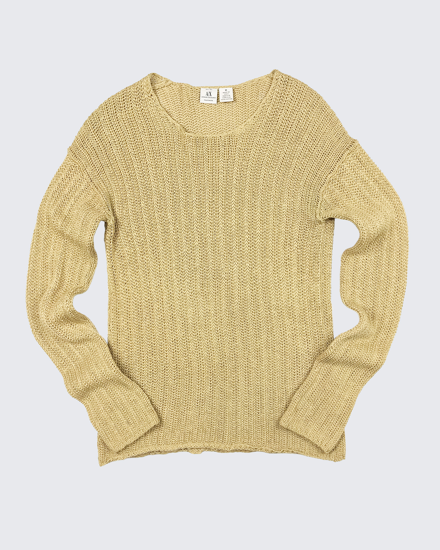 COTTON CREW NECK SWEATER