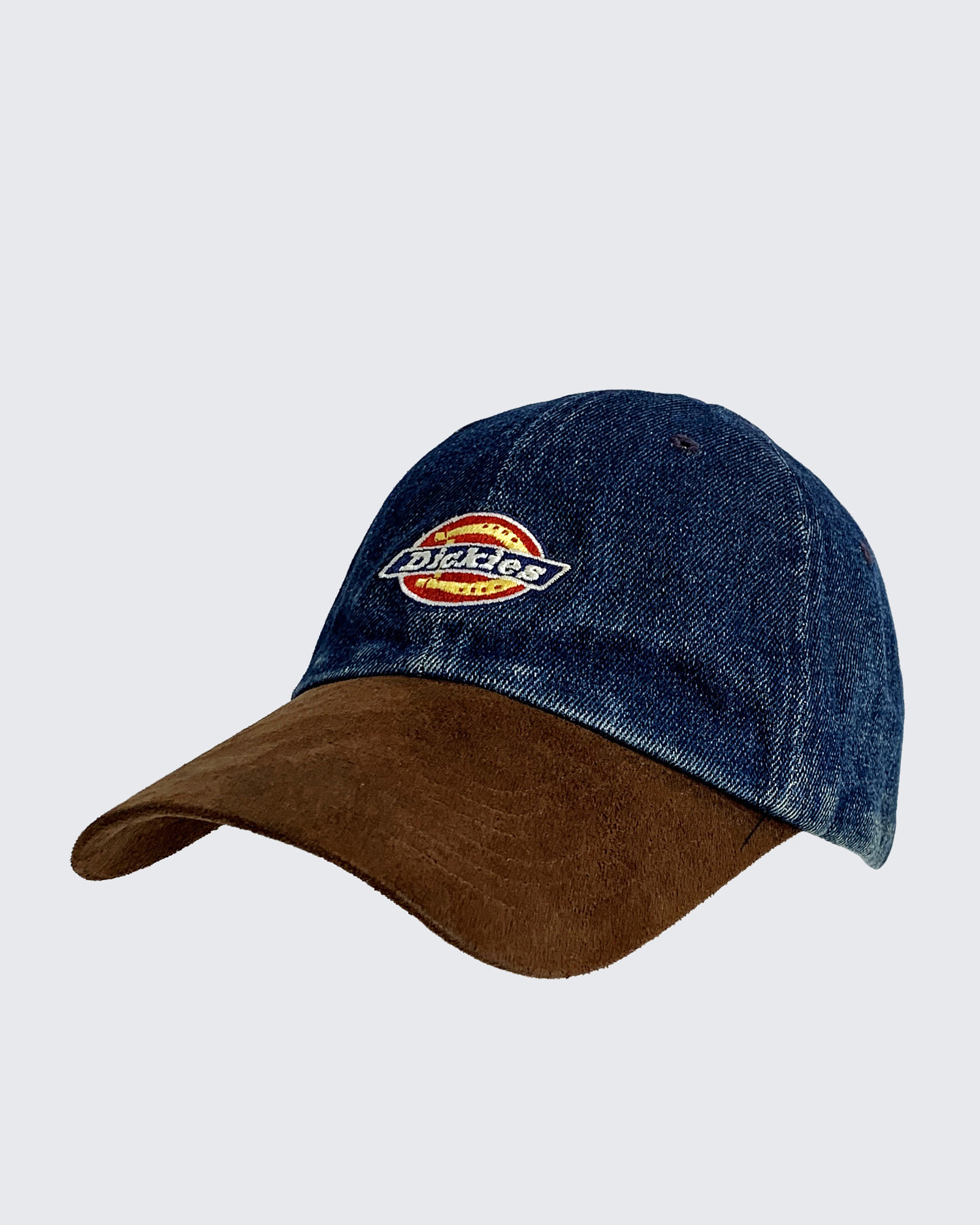 DENIM BALL CAP WITH SUEDLEDER BRIM (OS)