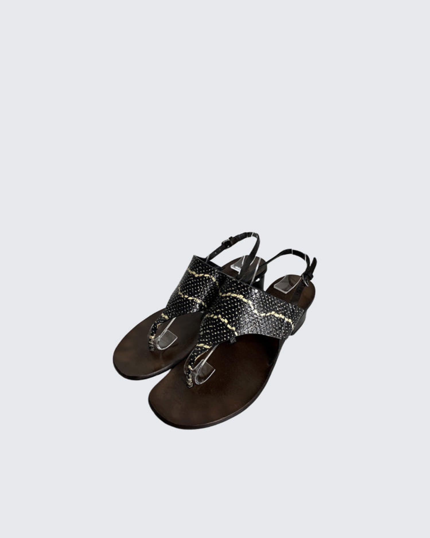 PYTHON 45MM MID-HEEL SANDAL (235)