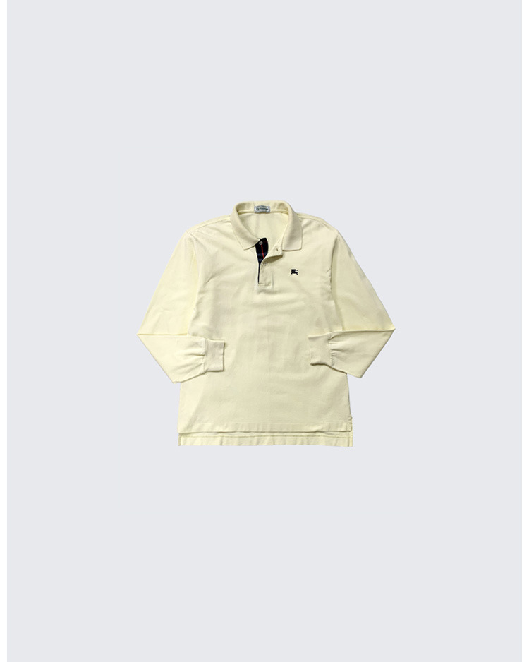 체크 플래킷 코튼 폴로 셔츠 (남성 95-100)
