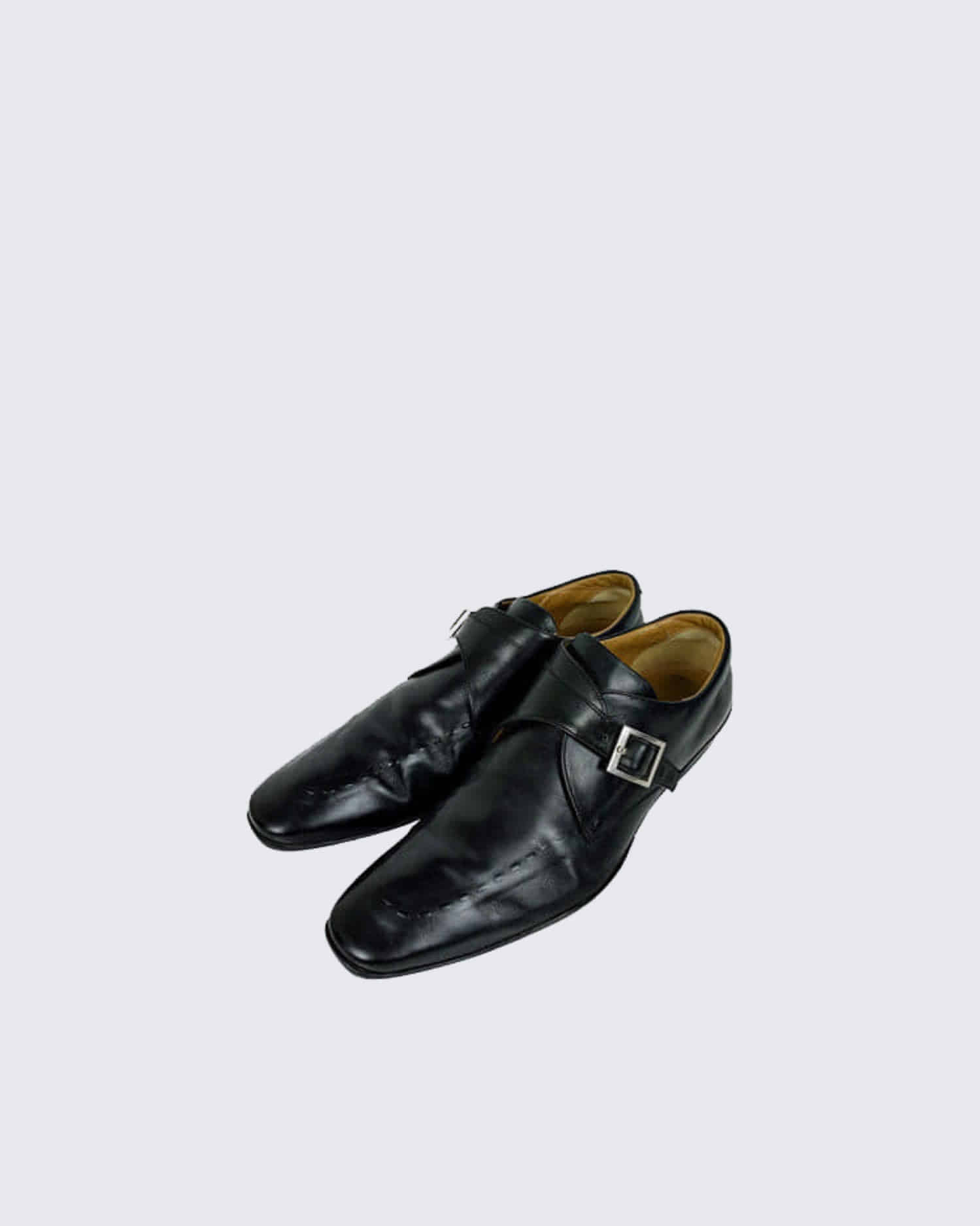 LEATHER MONK STRAP SHOES (270)