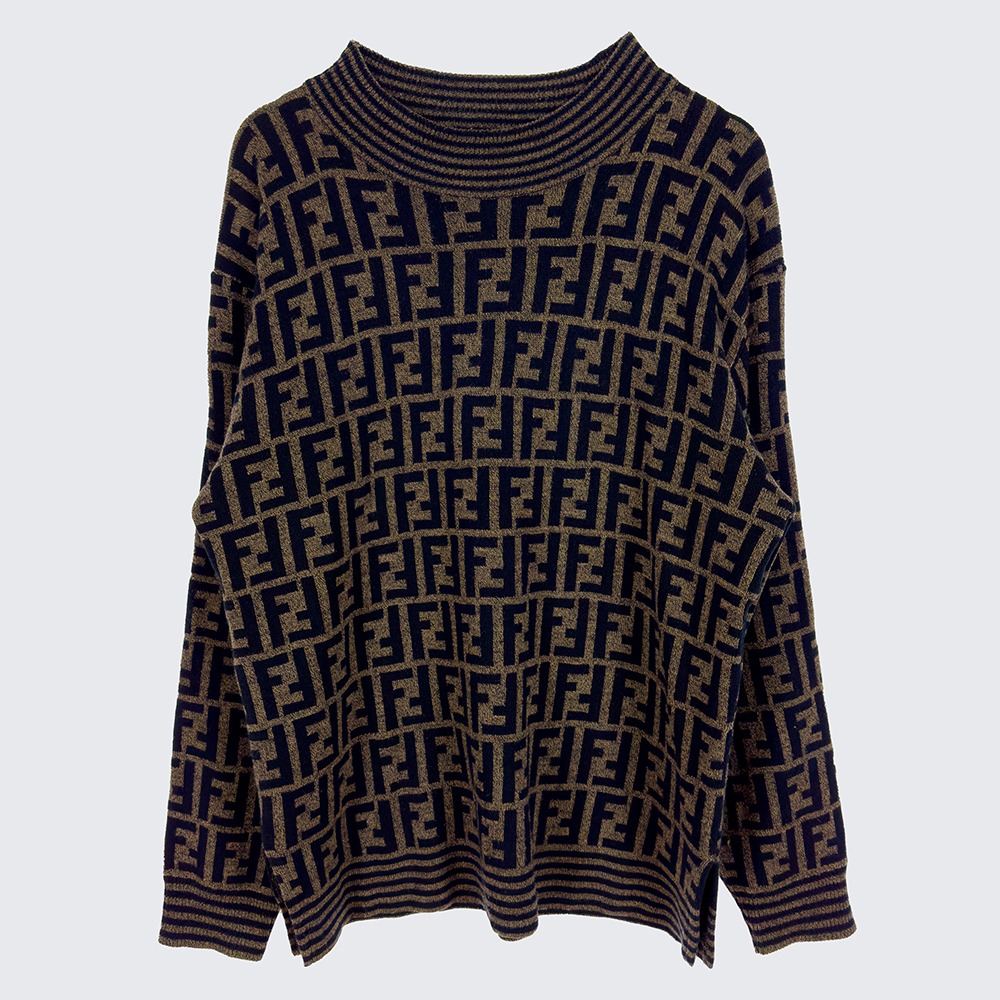 주카 패턴 울 스웨터 (여성 77)