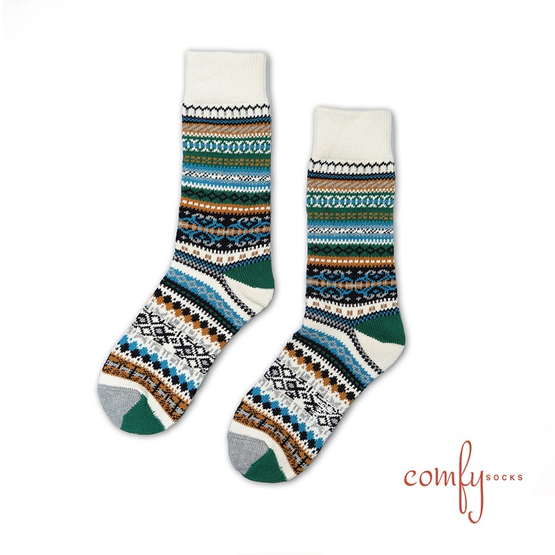 LEMAR [Lemar] Comfy_Norwegian Wood_GREEN&amp;WHITE_CF015 COMFY