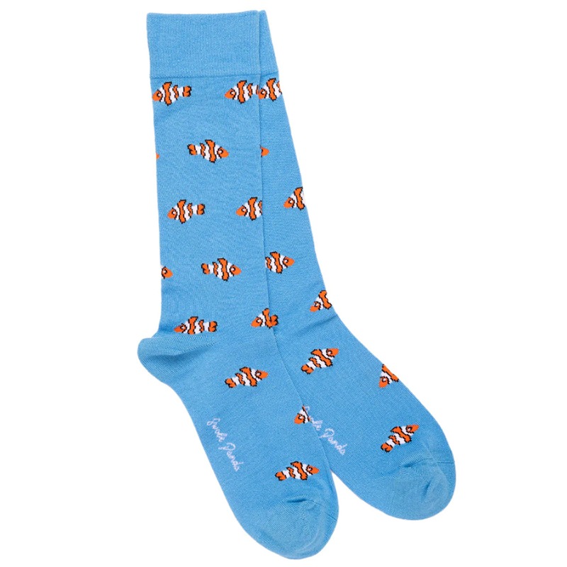 LEMAR [Lemar] Swole Panda_Clown Fish Bamboo Socks_SP378 SWOLE PANDA