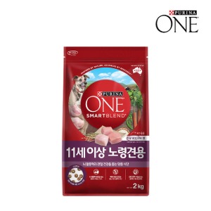 퓨리나 원 강아지사료 11세이상 노령견용 순살 닭고기 2KG