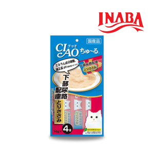 이나바 고양이간식 챠오츄르 sc-106 유리너리 닭가슴살 56G 6팩