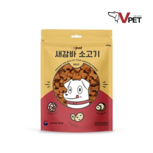 브이펫 강아지간식 새감바 소고기 100G / 새우,감자,바나나 그리고 소고기