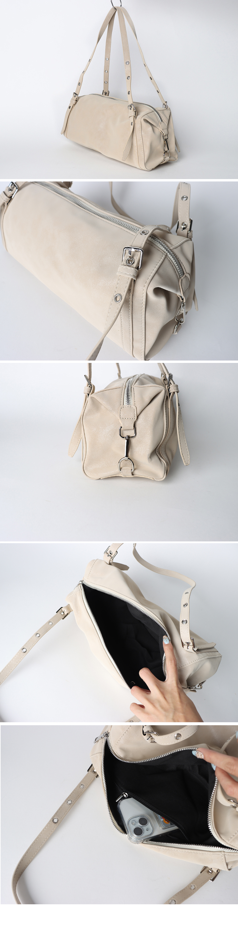 가방 크림 색상 이미지-S1L26