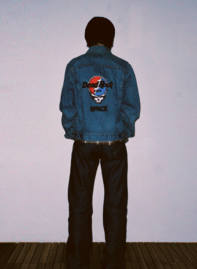 GRATEFUL DEAD x HARD ROCK CAFE x LEVI&#039;S denim trucker jacket