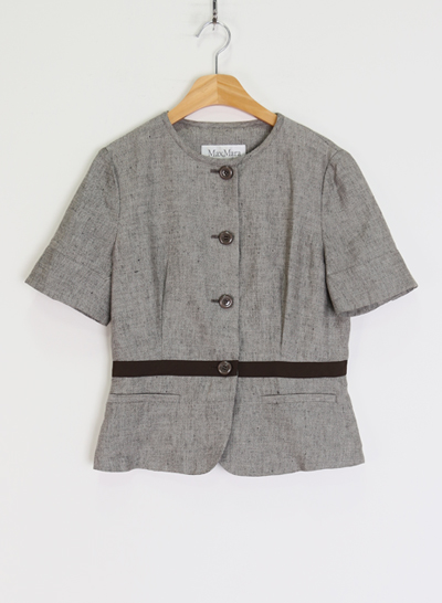 (Made in ITALY) MAX MARA linen blend jacket