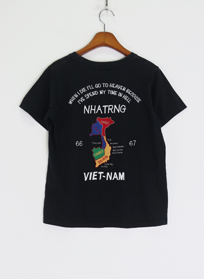 RODEO CROWN vietnam war embroidery t shirt