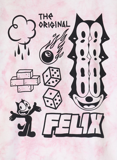 THE FELIX CAT tie-dye t shirt