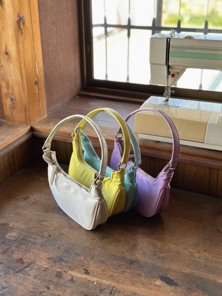 [당일출고]NYLON MINI BAG (IVORY, LEMON, BLUE, PURPLE 4COLORS!)