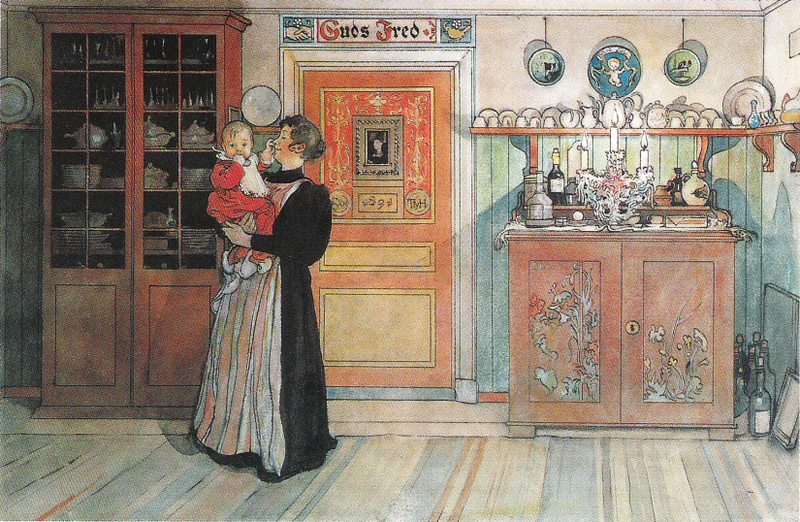 Carl Larsson - Mellan jul och nyår