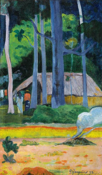 Paul Gauguin - CABANE SOUS LES ARBRES