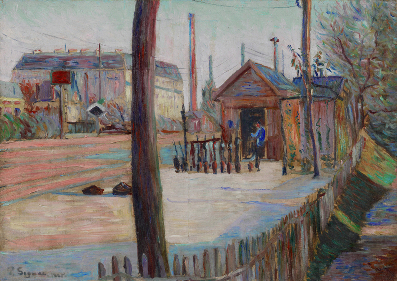 Paul Signac - Railway junction near Bois-Colombes