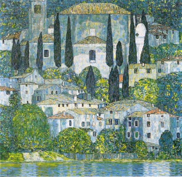 Gustav Klimt -  Kirche in Cassone - 1913