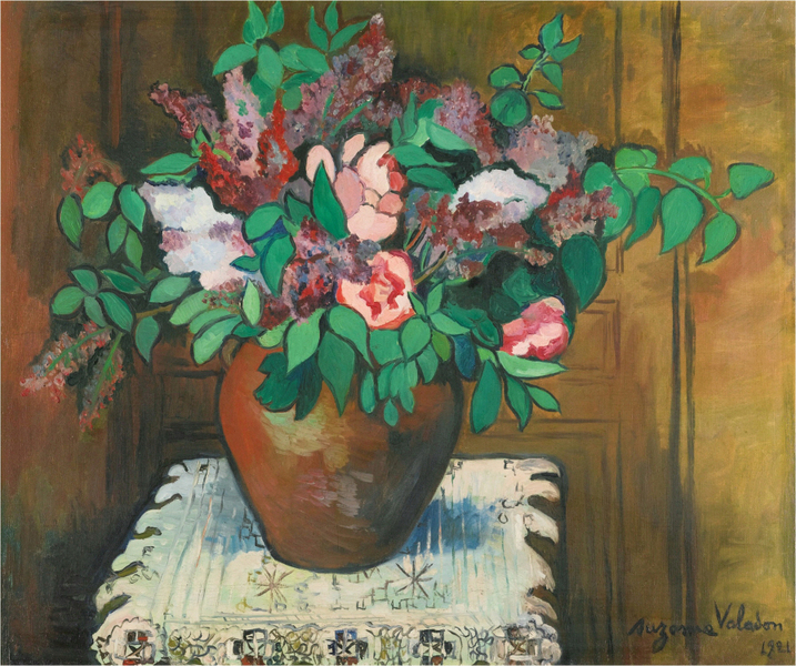 SUZANNE VALADON - VASE DE FLEURS