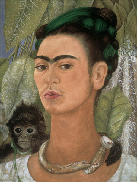 Frida Kahlo - Self Portrait with Monkey