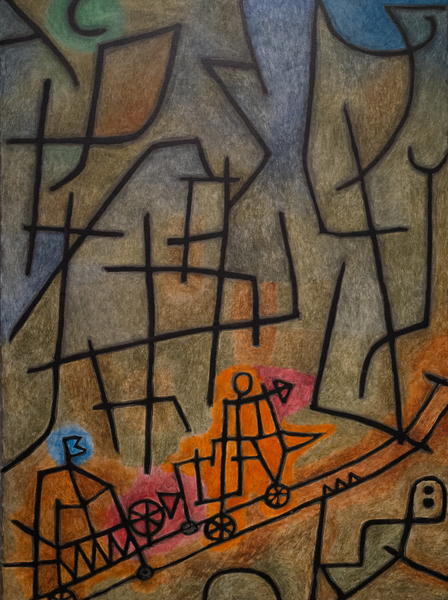 Paul Klee - Conquest of the Mountain