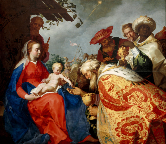 Abraham Bloemaert - The adoration of the Magi