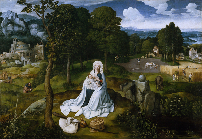 Joachim Patinir - Rest during the Flight to Egypt