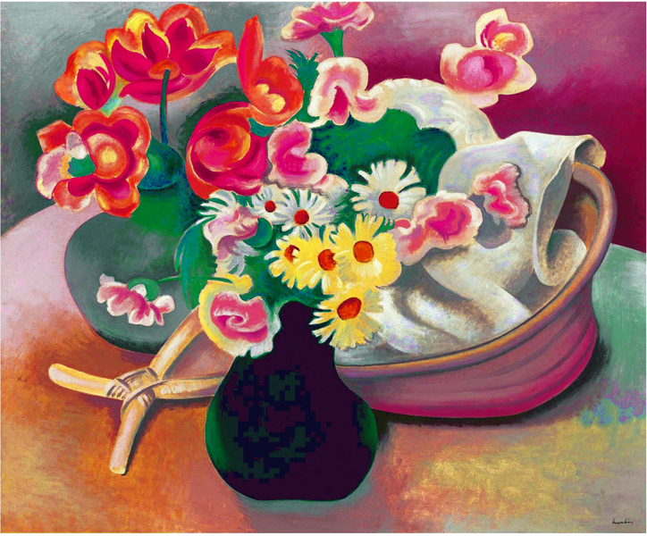 Auguste Herbin - LES MARGUERITES  1882 - 1960-