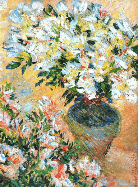 Claude-monet-white-azaleas-in-a-pot