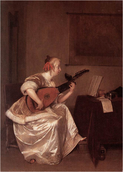 Gerard ter Borch - The Lute Player