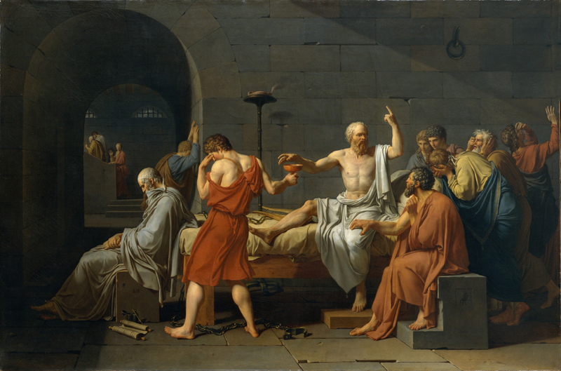 Jacques Louis David - The Death of Socrates