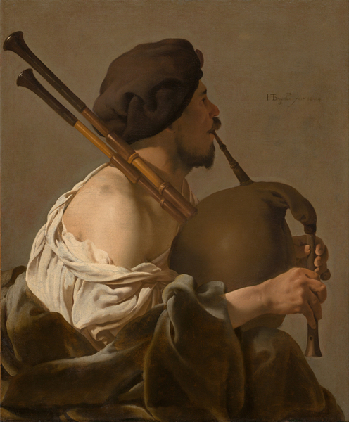 Hendrick ter Brugghen - Bagpipe Player