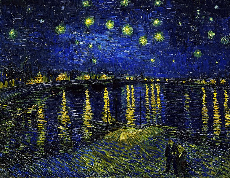 Vincent Van Gogh - Starry Night Over the Rhone