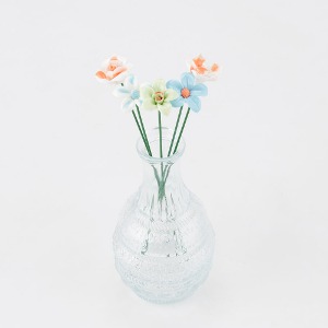 vase decoration porcelain flower bouquet random large 5p