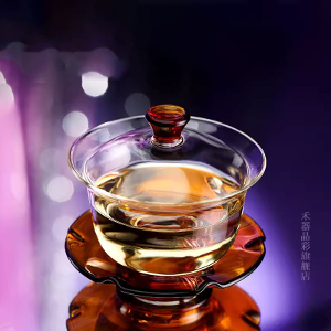 Hasong High-Quality Heat Resistant Glass Gaewan Amber 220 ml