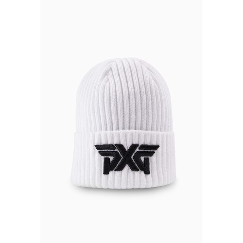 PXG 니트 캡 CLASSIC KNIT CUFF BEANIE 화이트 11450